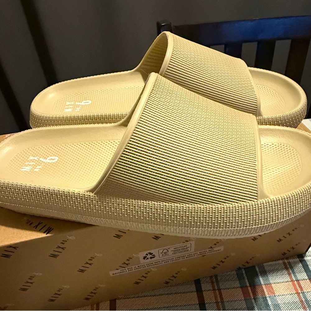 Mix No. 6 Semolina Slide Sandals